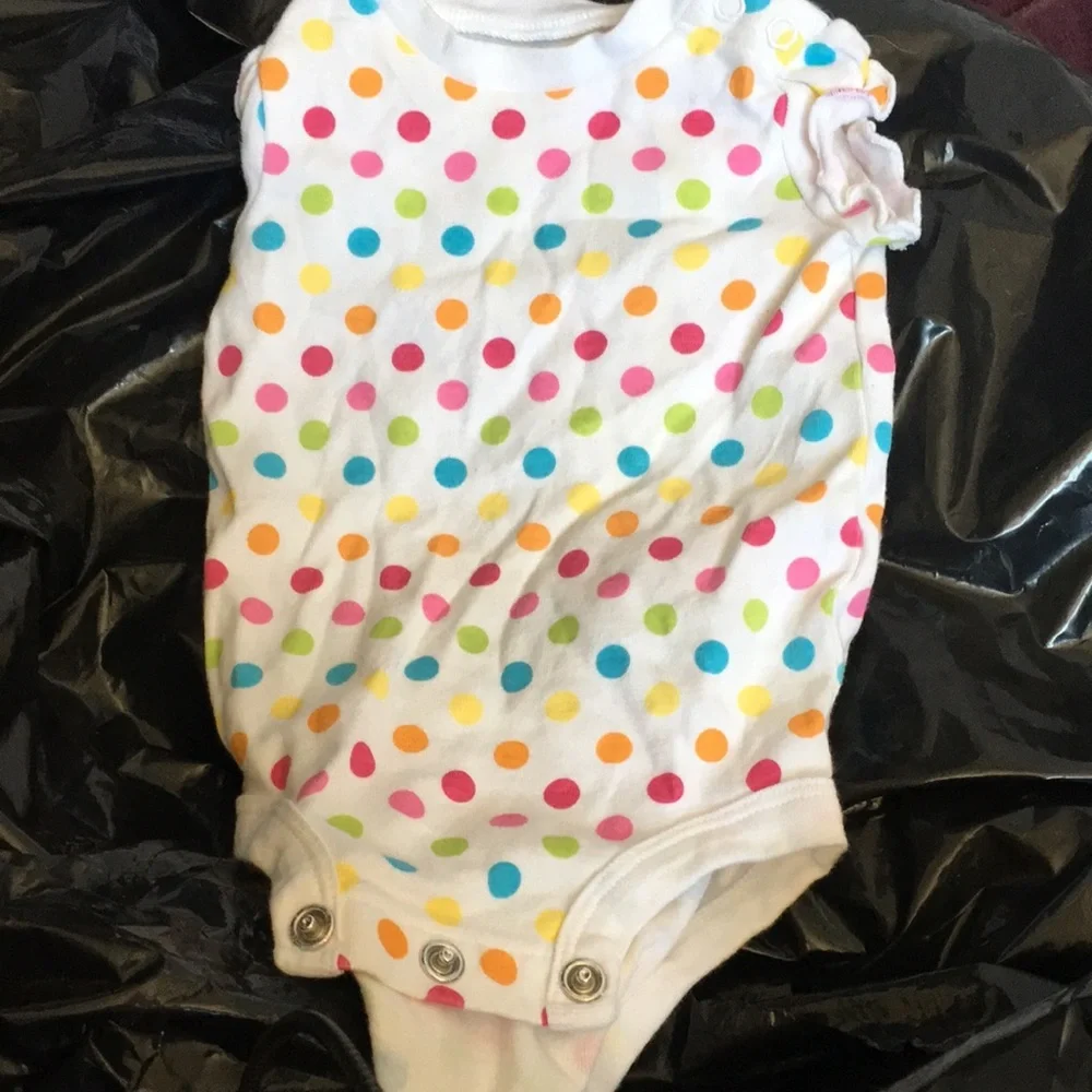 Carters 3 month polka dot one piece